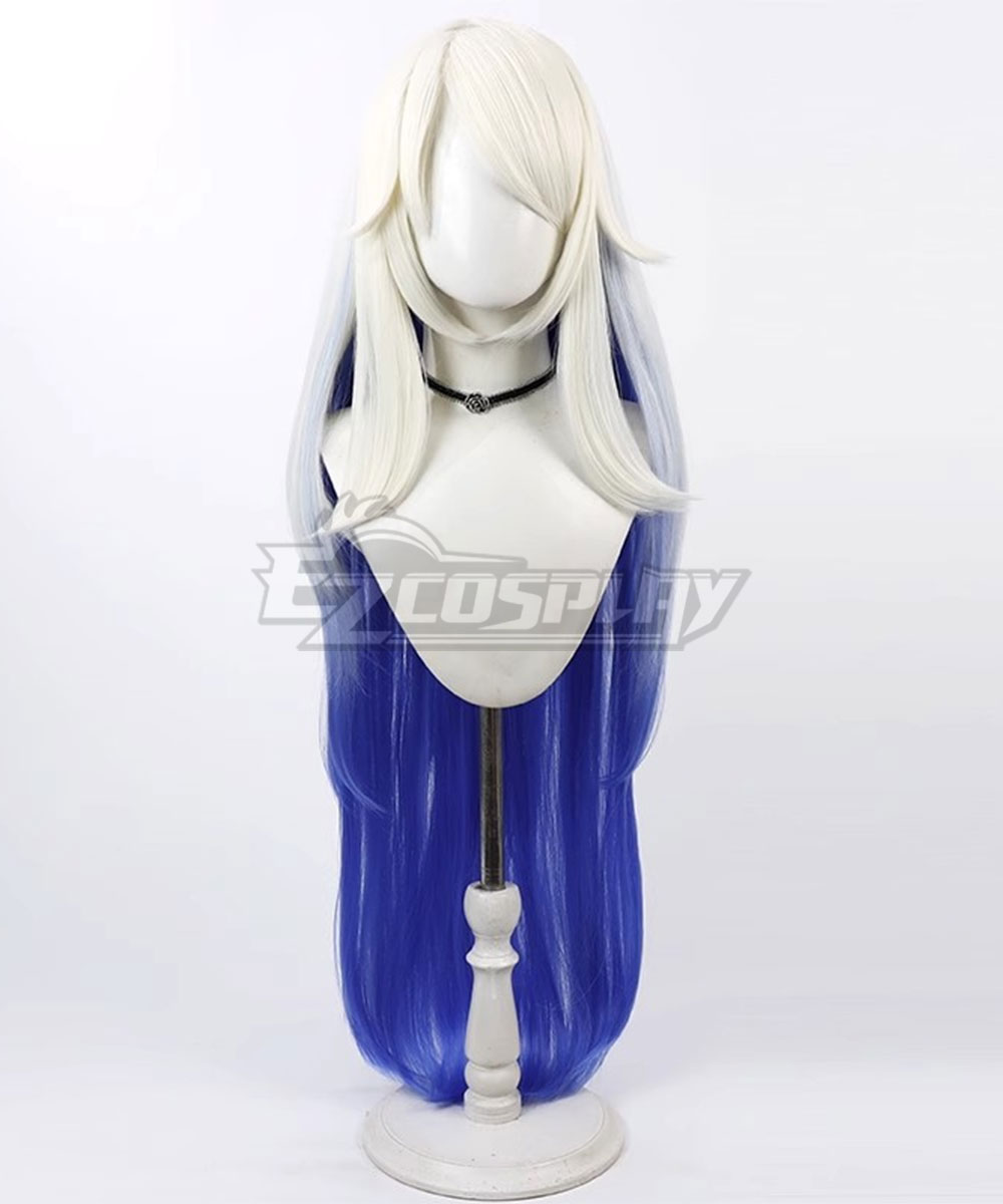 White blue wig top