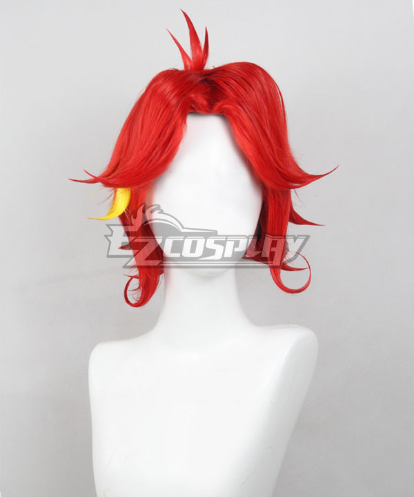 Red yellow wig best sale