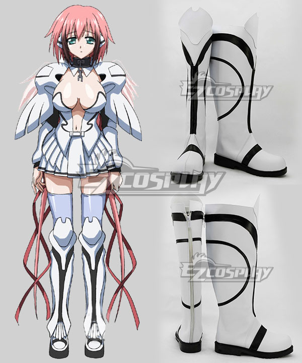 Heaven's Lost Property Ikaros White Shoes Cosplay Boots