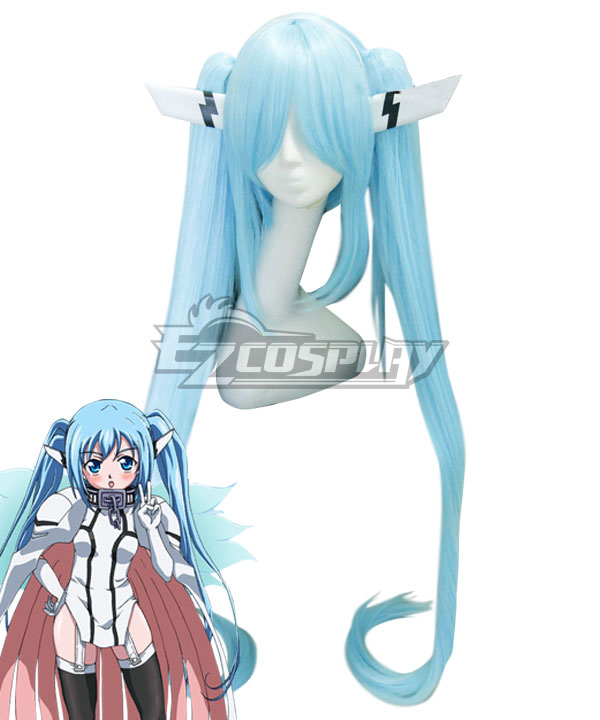 Heaven's Lost Property Nymph Blue Cosplay Wig