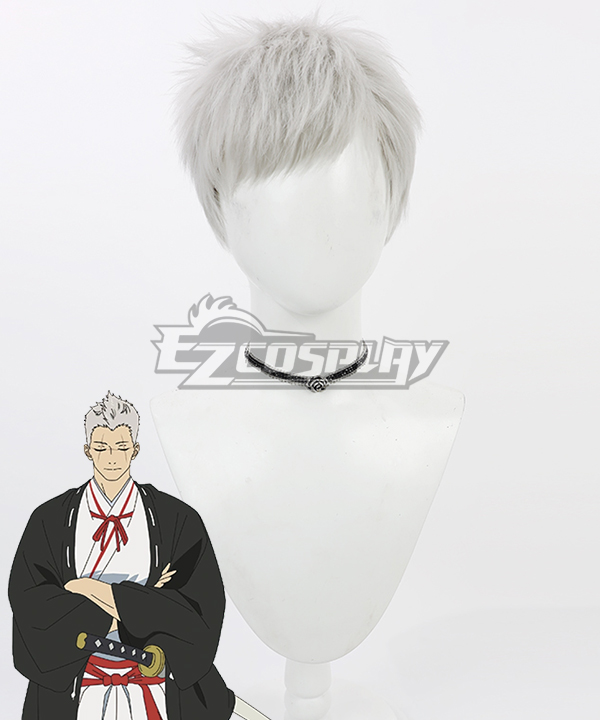 Hell's Paradise: Jigokuraku Yamada Asaemon Shion Silver Cosplay Wig