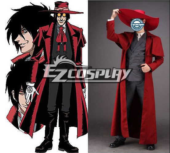 Hellsing Organization Alucard Vampires Cosplay Costume
