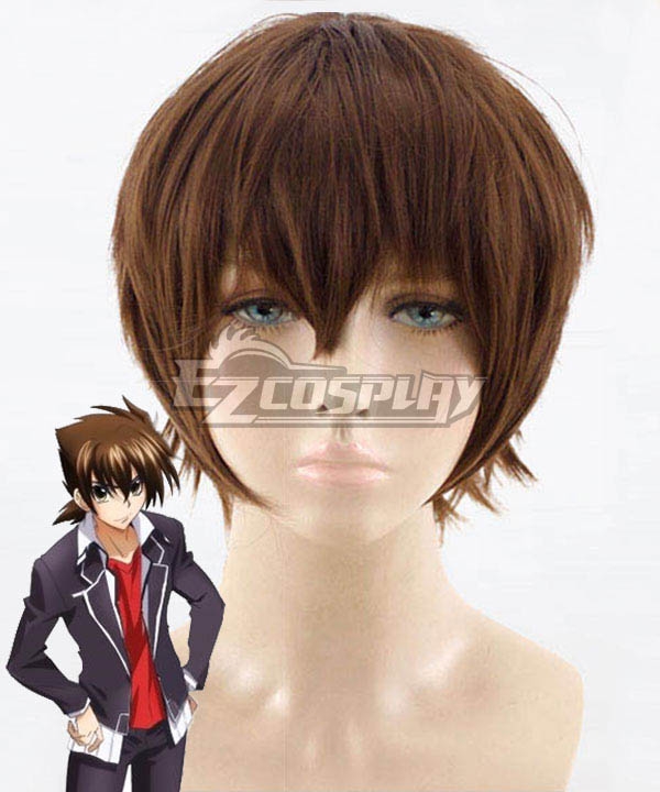 High School DxD BorN Issei Hyoudou Brown Cosplay Wig