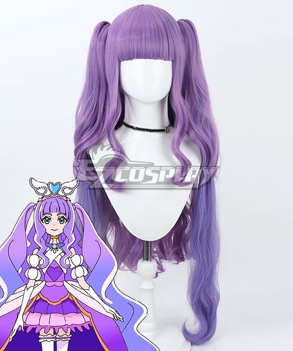 Hirogaru Sky! Pretty Cure Majesty Ellee Purple Cosplay Wig