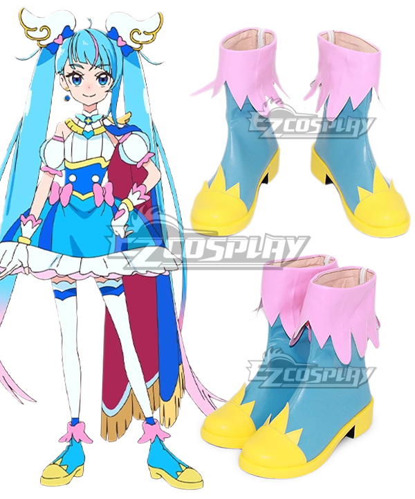 Hirogaru Sky! Pretty Cure Sora Harewataru B Edtion Blue Cosplay Shoes