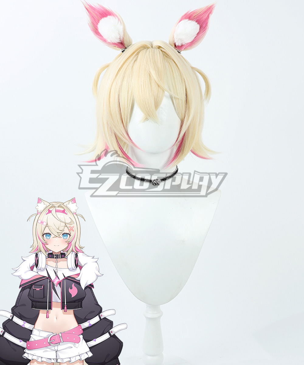 Hololive english 3rd gen holoadvent  Mococo Abyssgard Cosplay Wig