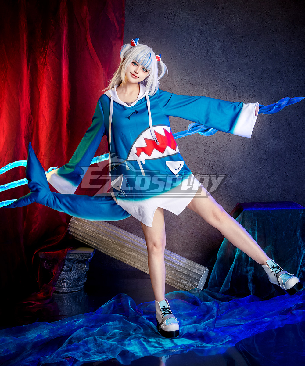 Holdlive Virtual YouTuber English Gawr Gura Cosplay Costume