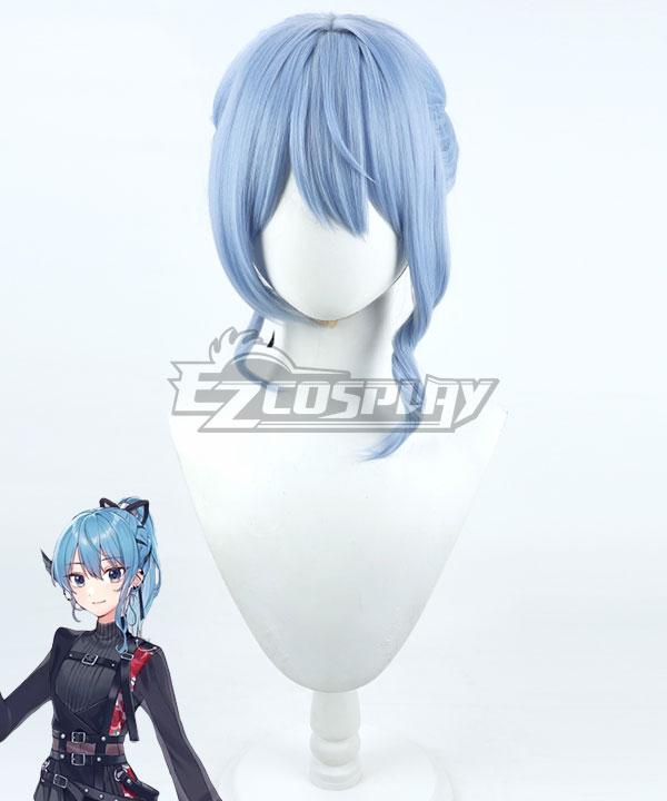 Hololive Virtual YouTuber Suisei Hoshimachi  Shout in Crisis Blue Cosplay Wig