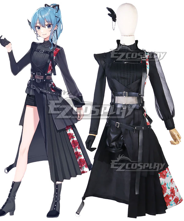 Hololive Virtual YouTuber Suisei Hoshimachi Shout in Crisis Cosplay Costume