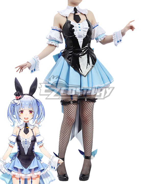 Hololive Virtual YouTuber Usada Pekora Furi Furi Bunny Dress Cosplay Costume
