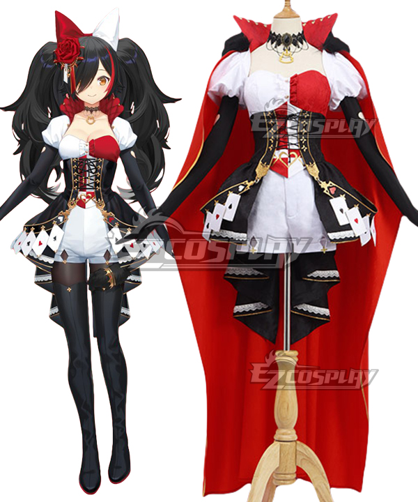 Hololive Youtuber Vtuber Ookami Mio Cosplay Costume