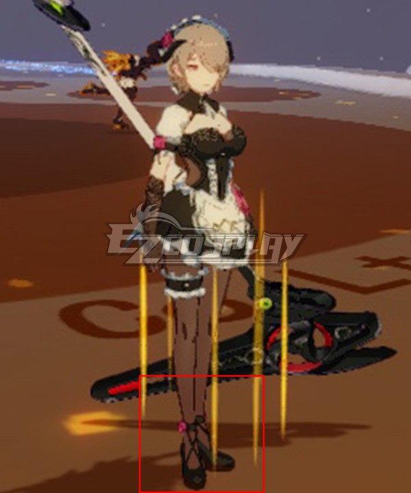 

Honkai Impact 3rd Rita Rosweisse Black Cosplay Shoes