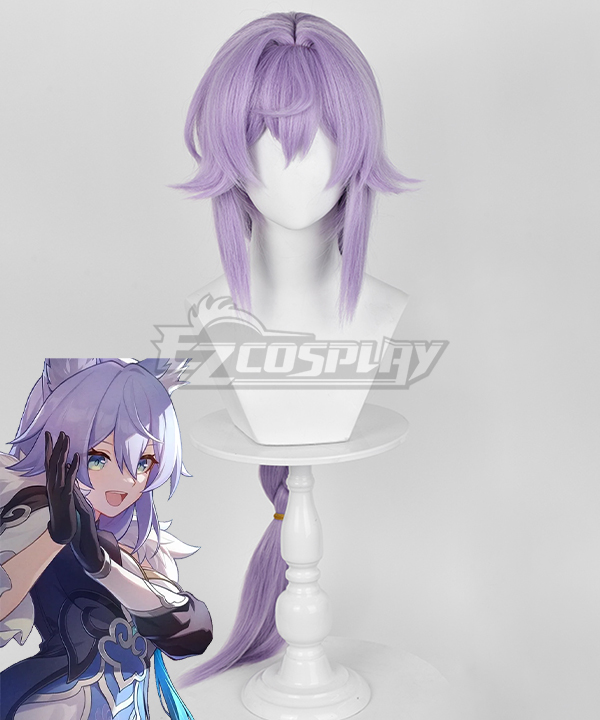 Honkai: Star Rail BaiHeng Silver Cosplay Wig