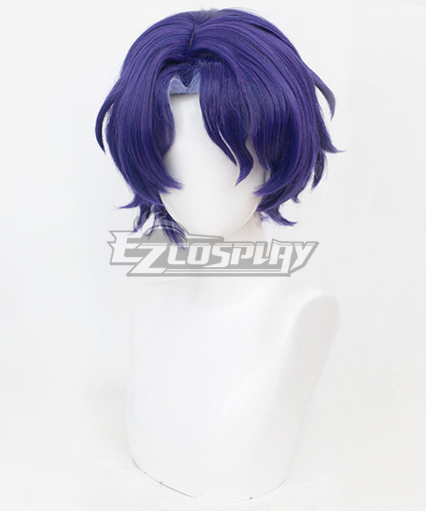 Honkai Star Rail Dr.Ratio Purple Cosplay Wig