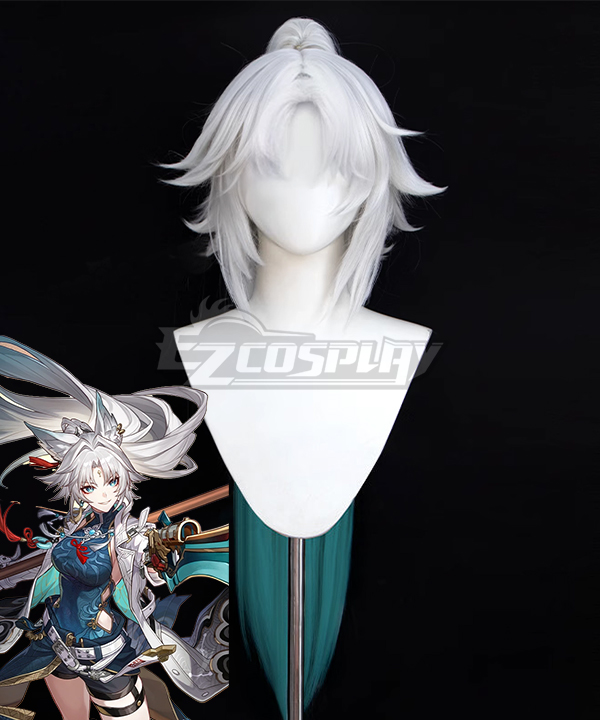 Honkai: Star Rail Feixiao Silver Cosplay Wig