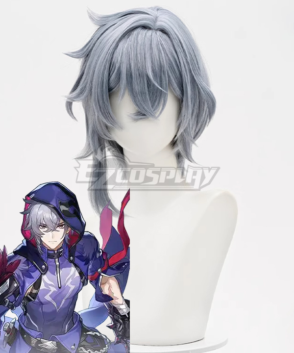 Honkai: Star Rail Moze Silver Cosplay Wig