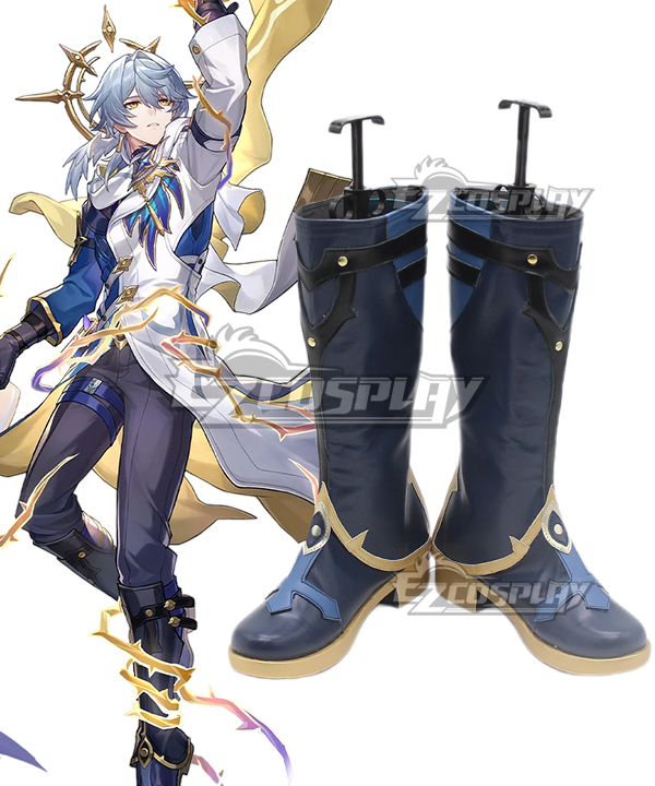 Honkai: Star Rail New Sunday Black Shoes Cosplay Boots