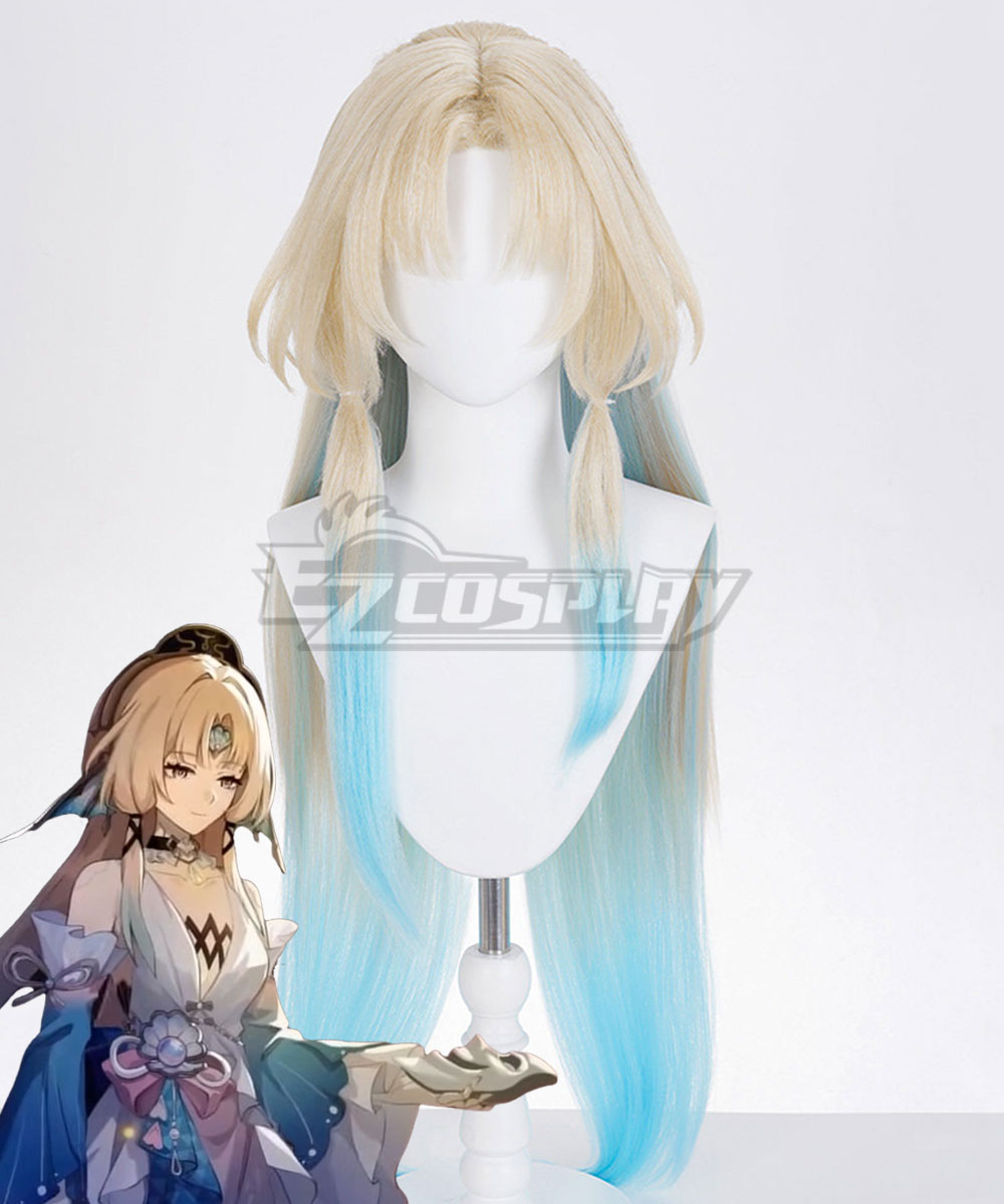 Honkai: Star Rail Pearl Golden Cosplay Wig