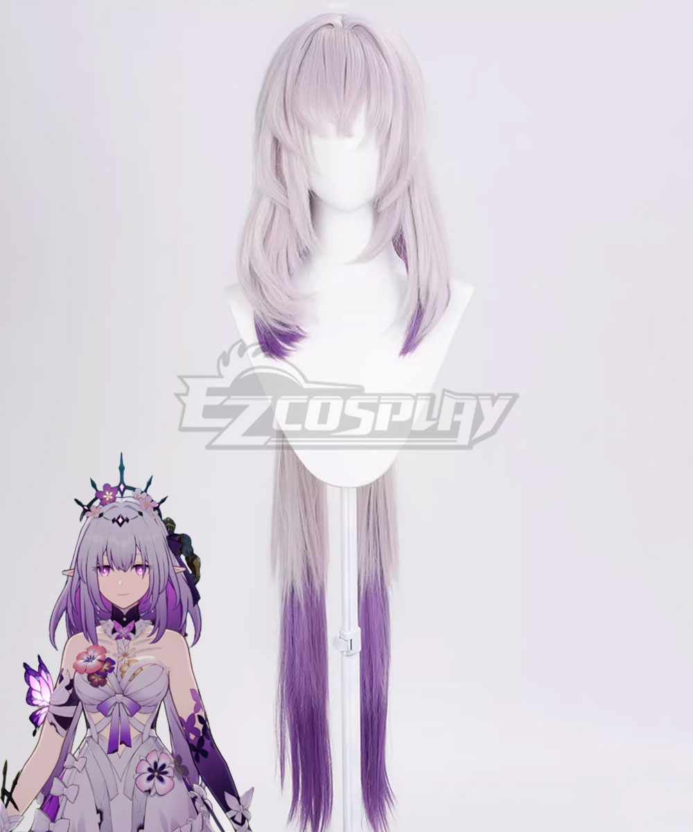 Honkai: Star Rail The Chrysos Heirs Castorice Purple Cosplay Wig