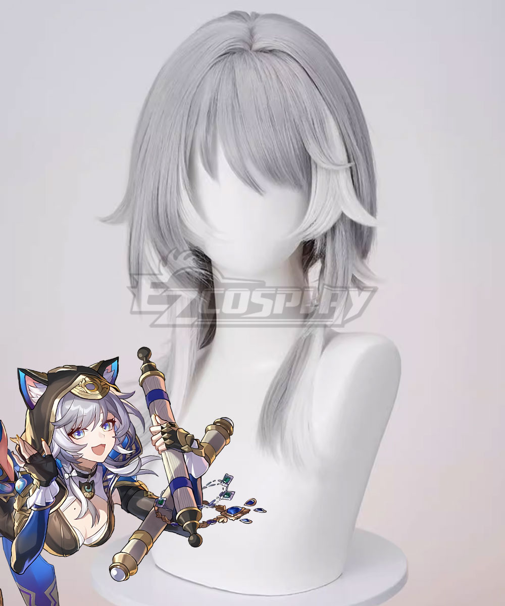 Honkai: Star Rail The Chrysos Heirs Cifera Purple Cosplay Wig