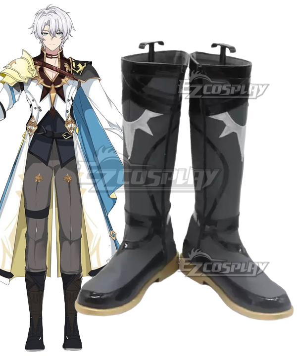 Honkai: Star Rail The Chrysos Heirs Phainon Black Shoes Cosplay Boots