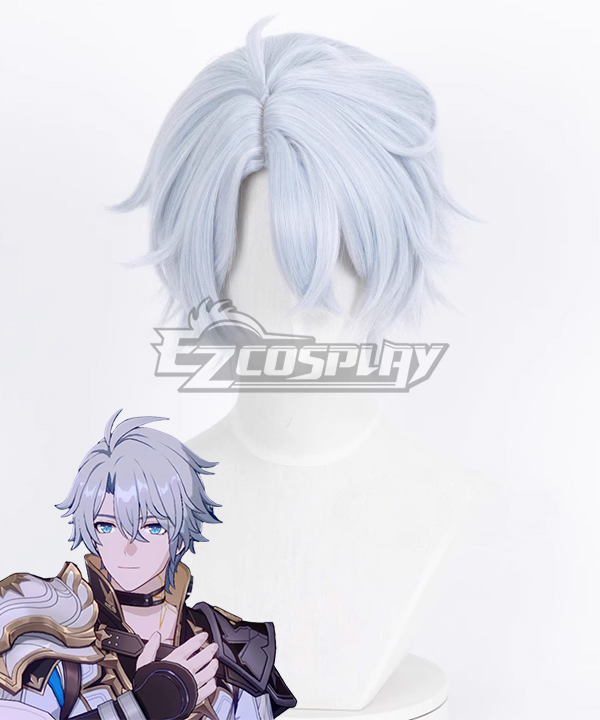 Honkai: Star Rail The Chrysos Heirs Phainon White Cosplay Wig