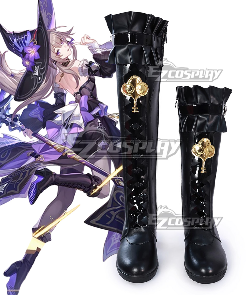 Honkai: Star Rail The Herta Herta Prime Purple Shoes Cosplay Boots