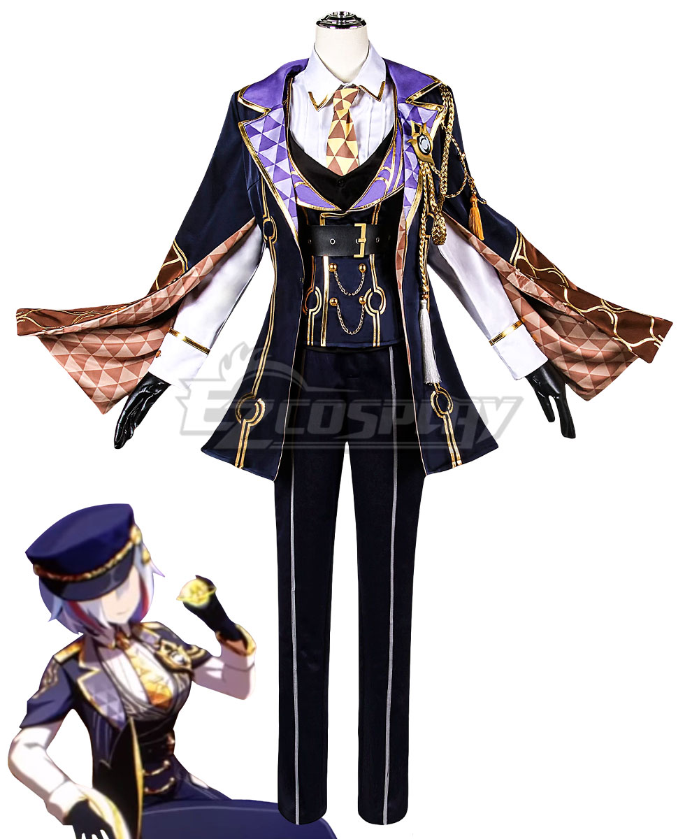 Honkai: Star Ten Stonehearts Rail Topaz Cosplay Costume