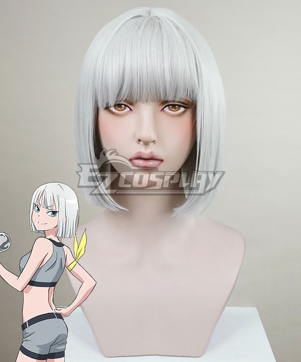 How Heavy Are the Dumbbells You Lift Gina Boyd Sliver Grey Cosplay Wig