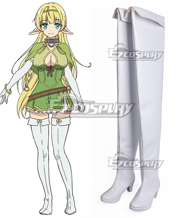 

How NOT to Summon a Demon Lord Isekai Maou to Shoukan Shoujo Dorei Majutsu Shera L Greenwood White Shoes Cosplay Boots