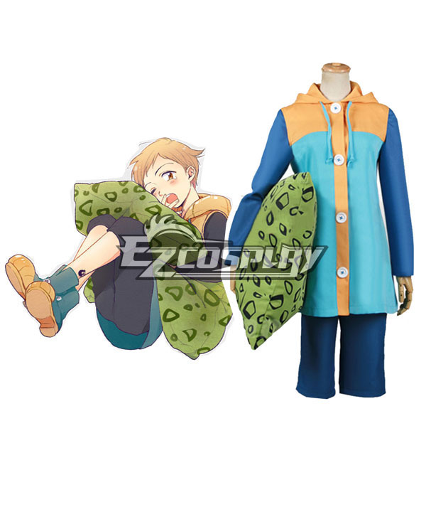 The Seven Deadly Sins / Nanatsu no Taizai King Grizzly's Sin of Sloth With Pillow Cosplay Costume