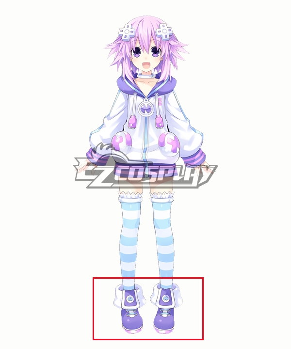 

Hyperdimension Neptunia Neptune Purple Shoes Cosplay Boots