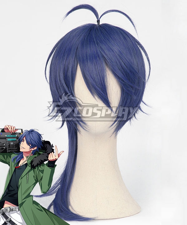 Hypnosis Mic Division Rap Battle Dice Arisugawa Dead or Alive Blue Cosplay Wig