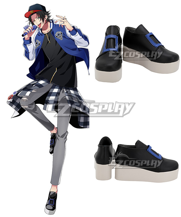 Hypnosis Mic Division Rap Battle Jiro Yamada MC.M.B Middle Brother Black Cosplay Shoes