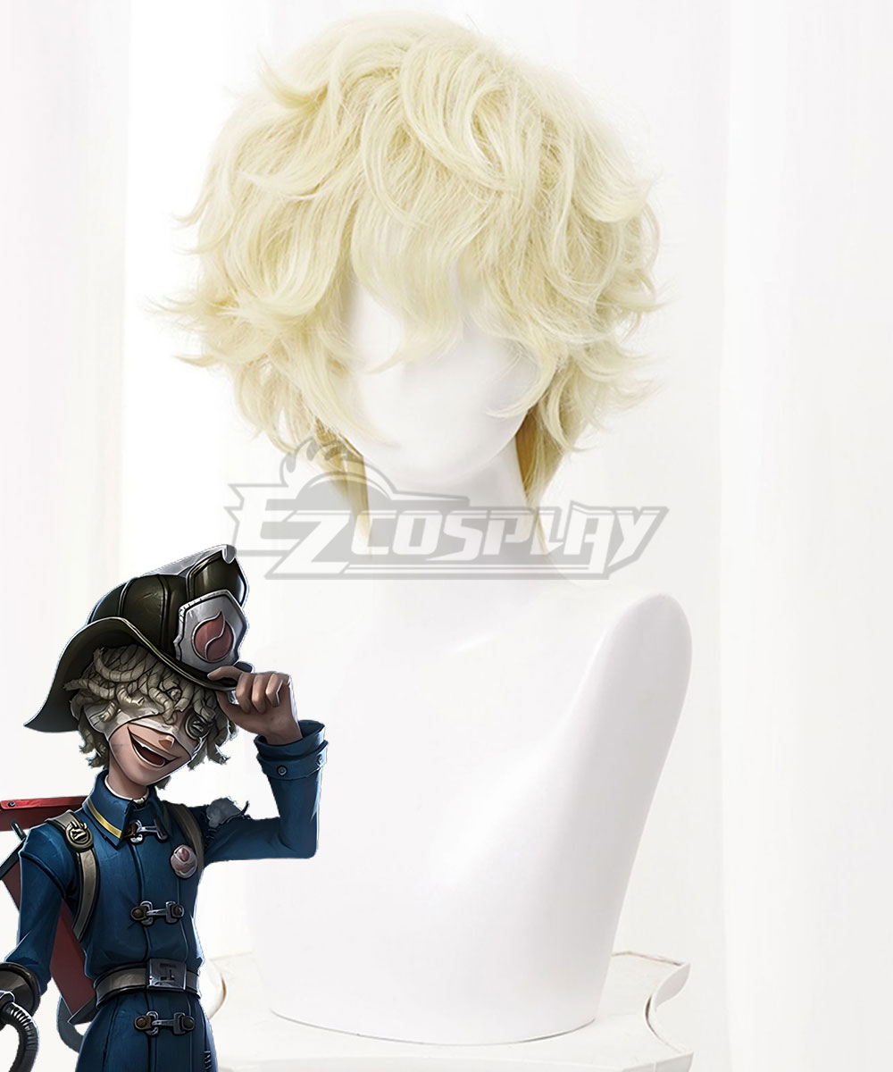 Identity Ⅴ Fire Investigator Florian Brand Golden Cosplay Wig