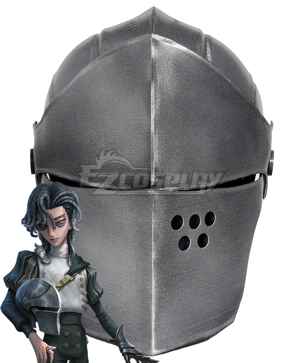 Identity Ⅴ Knight Richard Silver Helmet Cosplay Accessory Prop
