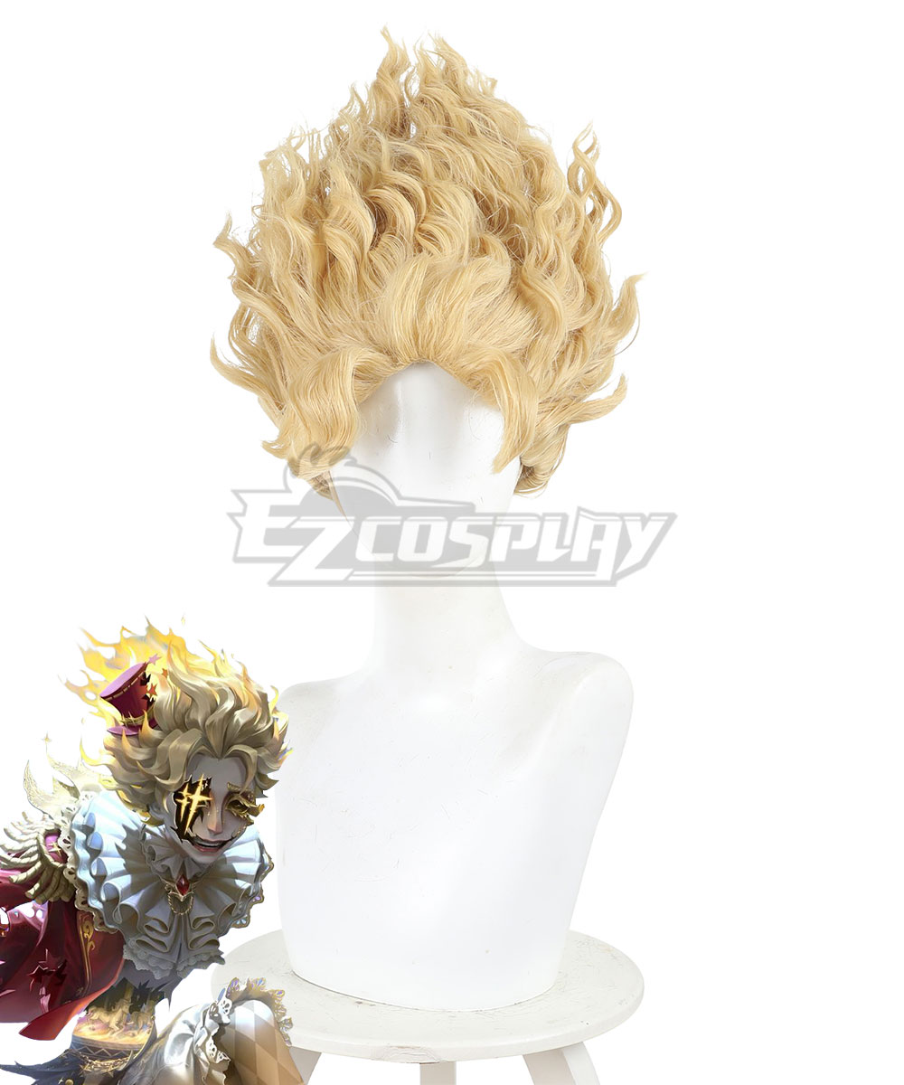 Identity V Acrobat Mike Morton Hullabaloo Hunter Form Golden Cosplay Wig