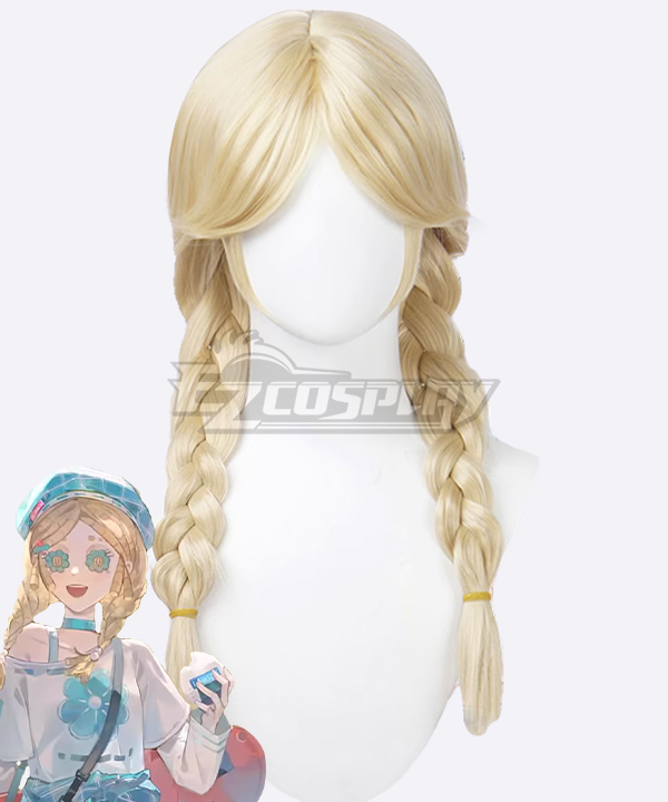 Identity V Lawson Partner Toy Merchant Golden Cosplay Wig