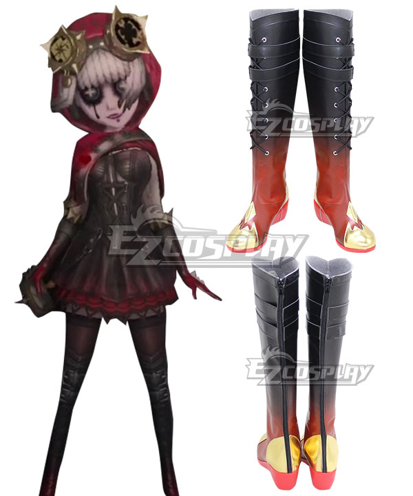 Identity V Mechanic Tracy Reznik Little Red Riding Hood Halloween Red Shoes Cosplay Boots