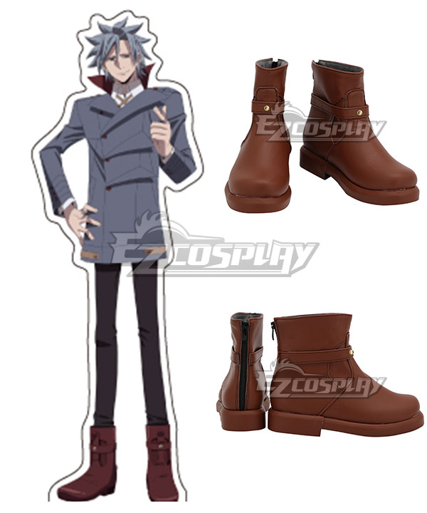 ID:INVADED Anaido Brown Shoes Cosplay Boots