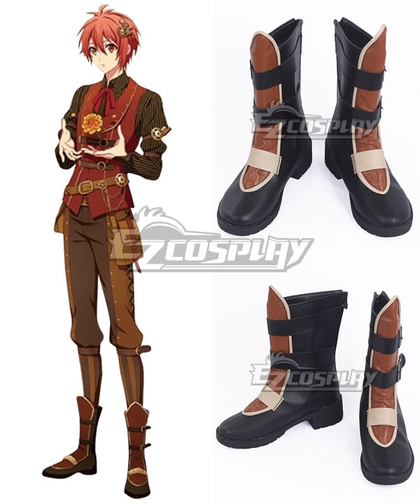 

Idolish 7 Riku Nanase Black Brown Cosplay Shoes