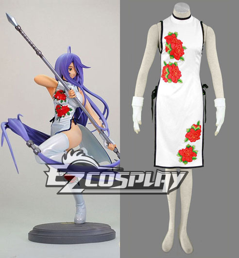 

Ikki Tousen Kanu Unchou Cheongsam Cosplay Costume
