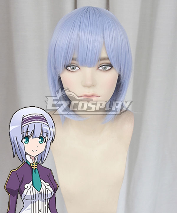 

In Another World With My Smartphone Isekai Wa Smartphone To Tomo Ni. Linze Silhoueska Blue Cosplay Wig