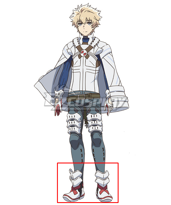 

Infinite Dendrogram Ray Starling White Red Cosplay Shoes