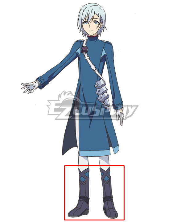 

Infinite Dendrogram Rook Holmes Black Shoes Cosplay Boots