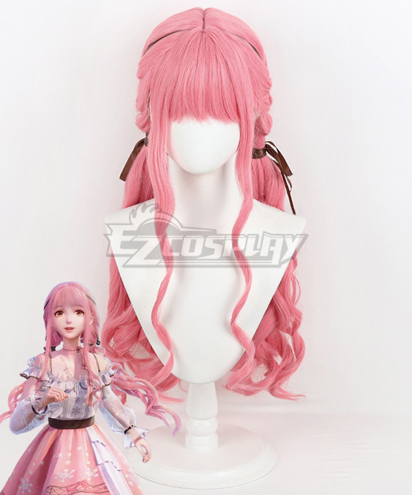 Infinity Nikki Nikki Only Pink Cosplay Wig