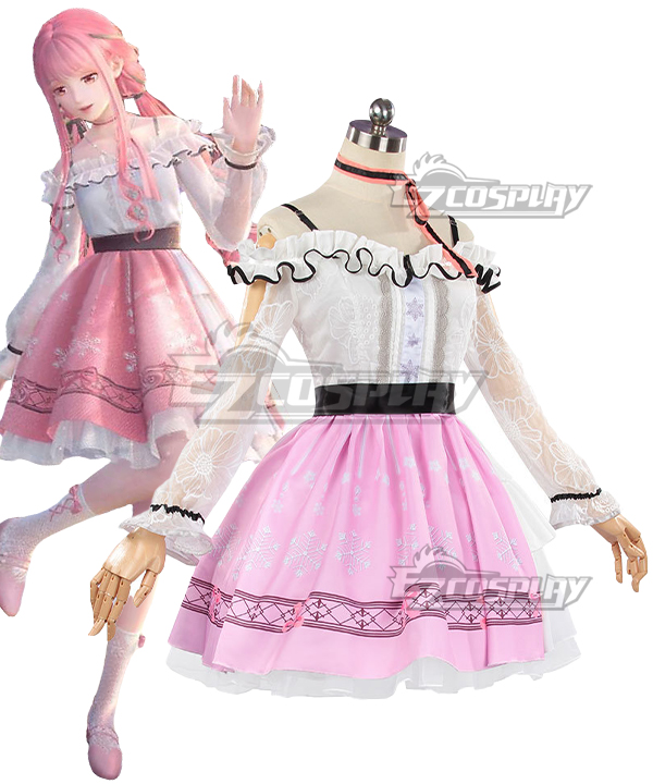 Infinity Nikki Nikki Pink Dress Cosplay Costume