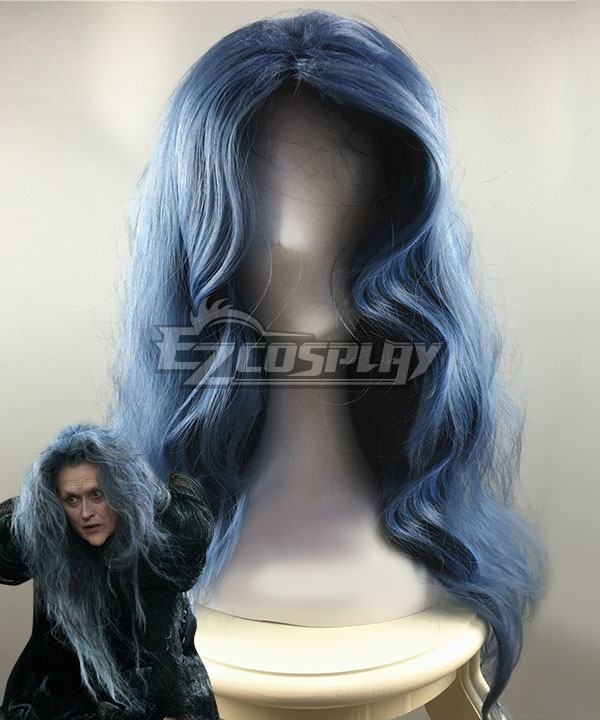 Into the Woods The Witch Blue Cosplay Wig