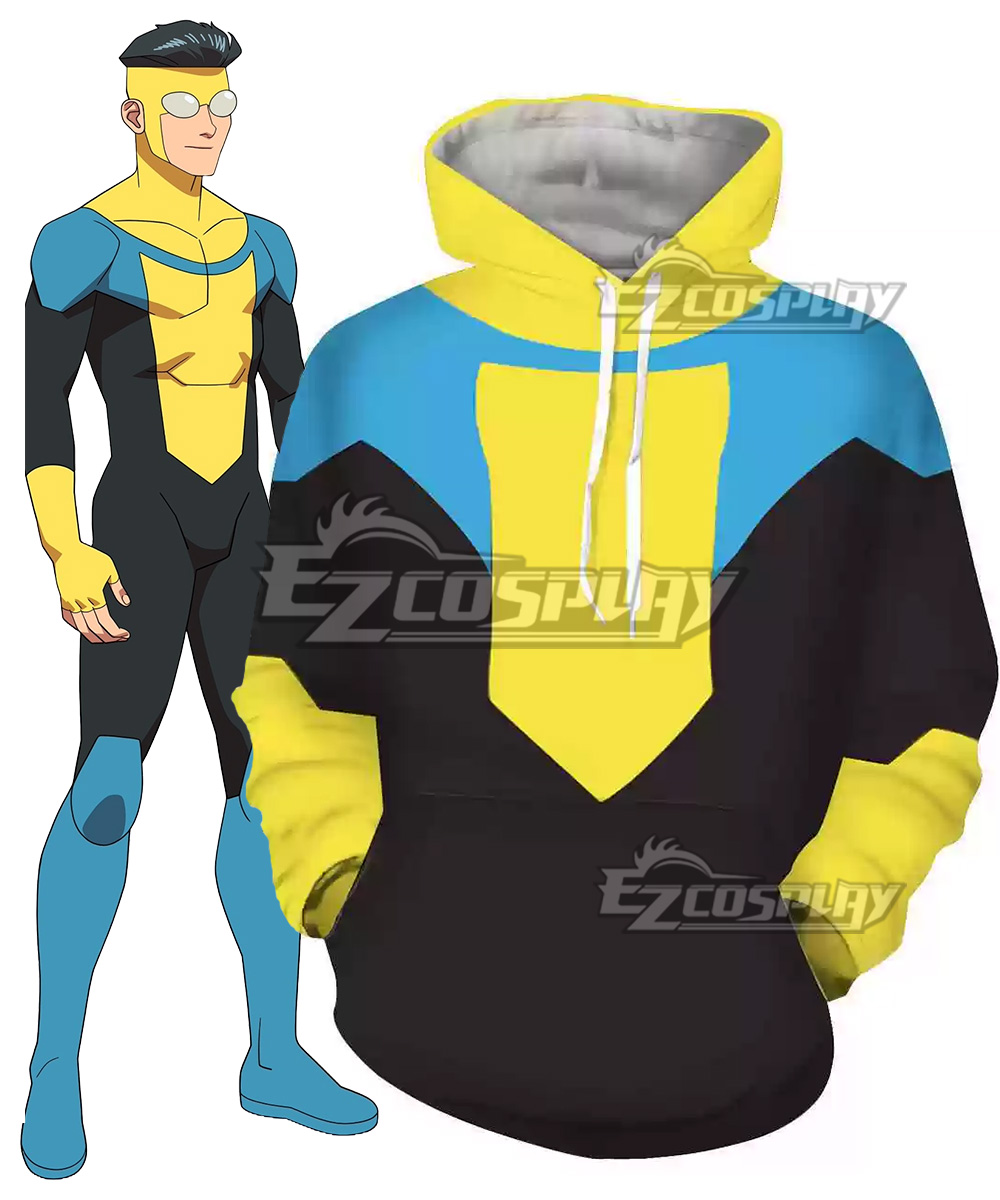 Invincible Mark Grayson Hoodie Cosplay Costume