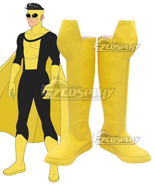 Invincible Season 2 Sinister Mark Grayson Yellow Shoes Cosplay Boots